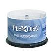 PlexDisc 16x 4.7GB Glossy White Inkjet Hub Printable DVD-R