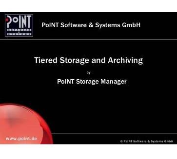 PoINT Storage Manager - Archive Edition